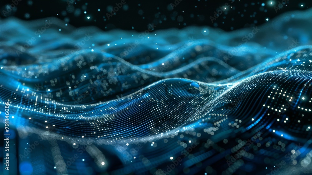 Fototapete data lake repositories storing massive amounts of unstructured data ai generated illustration