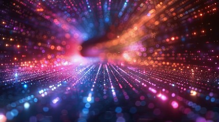 Naklejka premium Abstract Background With Bright Lights