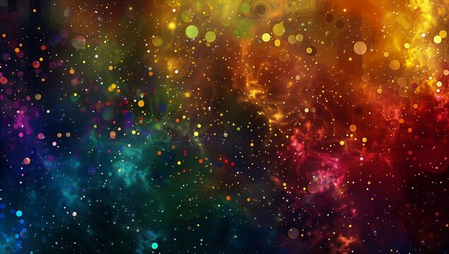 closeup background stars bifrost breathtaking dimensions particles fully covered paint dichromatism