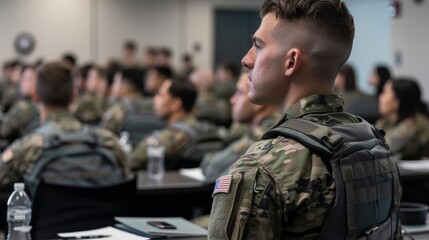 A training session on counterintelligence techniques with trainees learning how to detect and prevent threats to national security. .