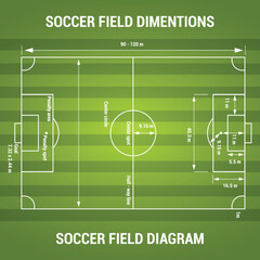 soccer field illustration