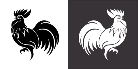 Illustration vector graphics of cock icon