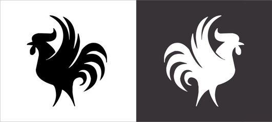 Illustration vector graphics of cock icon