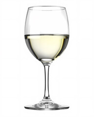 Obraz premium Painting, Wine Glass, White Background, Contemporary Art, Glass Of Wine