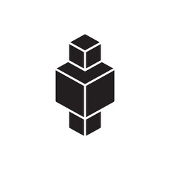 Blocks Icon - Cube Icon
