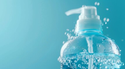 Closeup of a hand sanitizer bottle with the words kills 99.9% of germs written on it emphasizing the effectiveness of hand hygiene in preventing the spread of illnesses especially .