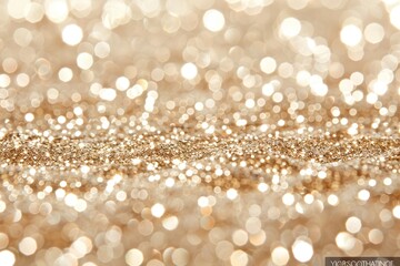 shiny gold glitter background, showcasing its texture and sparkle up close