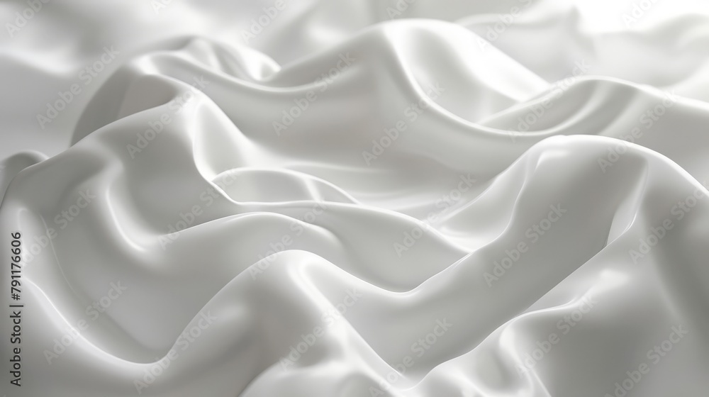 Leinwandbilder detailed close up view of a white fabric showcasing its texture and intricate weave patterns