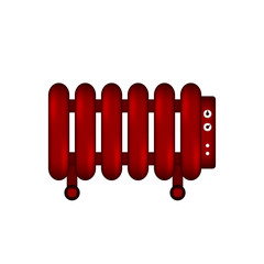 Radiator icon on white.