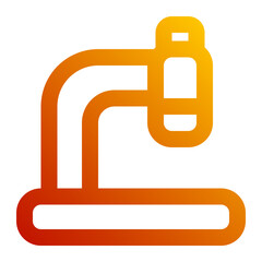 microscope gradient icon