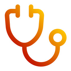 stethoscope gradient icon