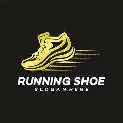 sneakers logo vector illustration design