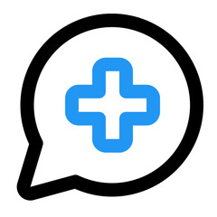 Obraz premium consultation line color icon