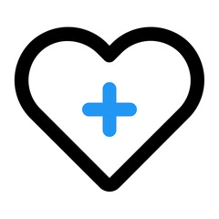 Obraz premium healthcare line color icon