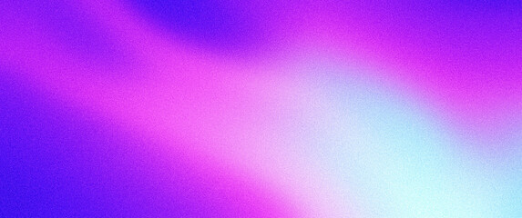 Purple blue magenta pink abstract psychedelic grainy noisy color background, vibrant textured banner backdrop design