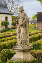 Klostergarten der Benediktinerabtei Tholey, Saarland 