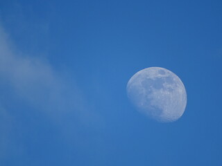 Naklejka na ściany i meble moon and blue sky