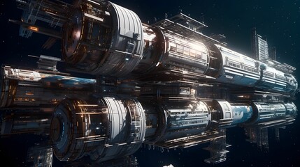 SPACE STATION WALLPAPER BACKGROUND