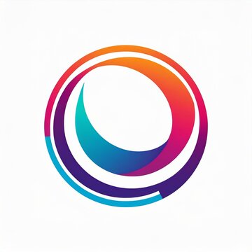 spirale color&eacute;e en ia, pour fond logo 