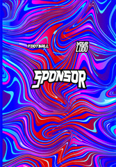 abstract pattern design for sport team jersey