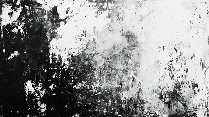 white grunge texture, black background 