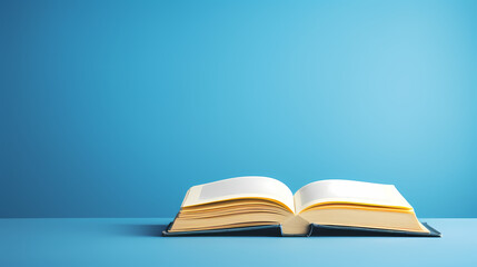 Fototapeta premium books with simple background