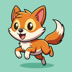 Dog cartoon t shirt Vector illustration