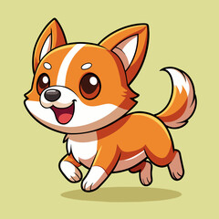 Dog cartoon t shirt Vector illustration