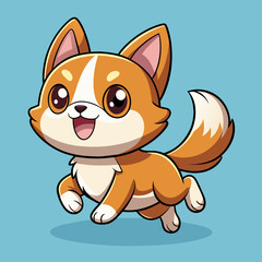 Obraz premium Dog cartoon t shirt Vector illustration