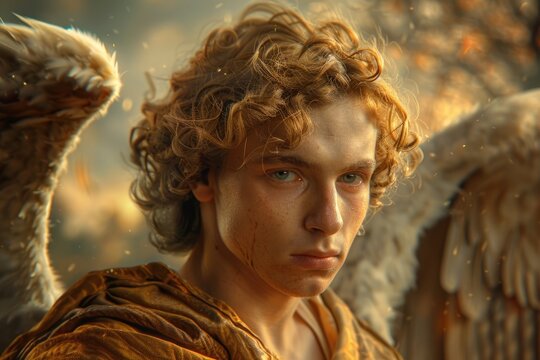 Archangel Gabriel, the celestial emissary bridging judaism, christianity, and islam, embodying divine strength and lordly power, revered as the singular archistratigus in orthodoxy