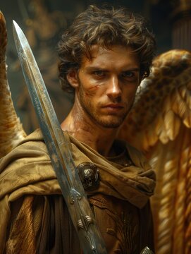 Archangel Gabriel, a divine messenger, celestial guardian, and harbinger of hope, embodying purity, guidance, and enlightenment in spiritual narratives and belief systems