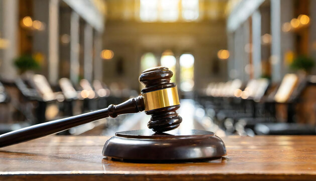 裁判。裁判所。法律。法廷のイメージ。trial. court. law. An image of a courtroom.