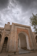 The gates to Amir Timur Mausoleum in Samarkand, Uzbekistan.
