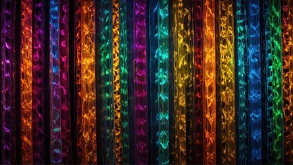 Radiant Spectrum Featuring Abstract Light Patterns