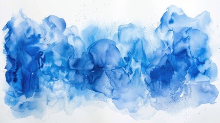 Fototapeta premium Watercolor texture drawn by hand on a white canvas