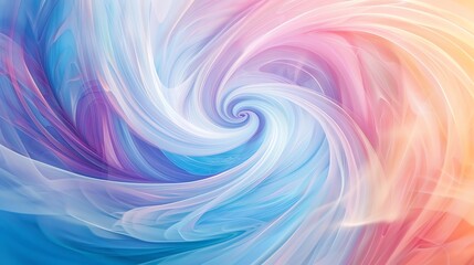 Obraz premium Colorful fluid swirl painting