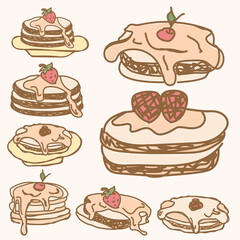 Set of Pancake Collection.eps
