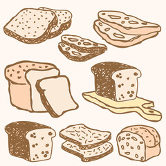 Set of Bread Collection.eps