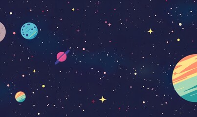 deep space illustration, Generative AI 