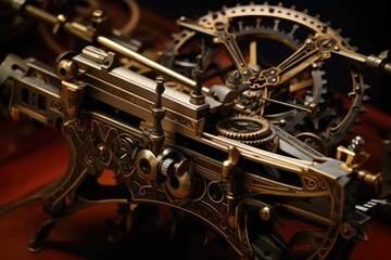 Crossbow Mechanism: Zoom in on the intricate mechanisms of a crossbow. - obrazy, fototapety, plakaty
