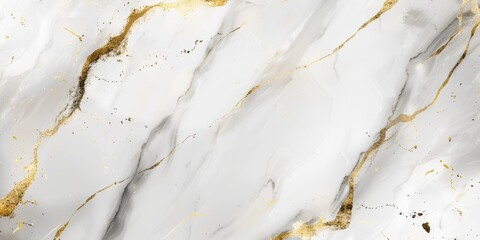 Elegant White Marble Background with Gold Accents (Great for Branding & Design Projects)