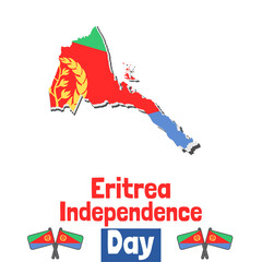 Eritrea independence day social media design template vector