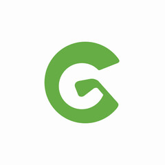 letter G logo with Stick golf ball concept, Bold and modern logo about letter G, golf club and golf attributes Vector.