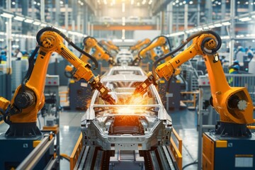 Robotic arms applying precision