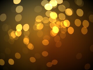 abstract golden bokeh background