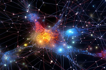 Neural network, visualization, human brain, analog, intricate, detailed, complexity, visual representation, background, cognitive processes, artificial intelligence, machine learning, data processing,