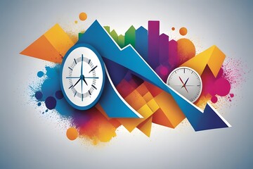 AI Generated-illustrations for the concept of physics on the topic of Indian Stock Exchange.