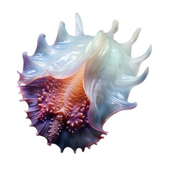 Amazing Nebula Nudibranch Isolated On White Background