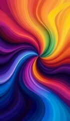 Obraz premium abstract colorful background with curve line or wave line