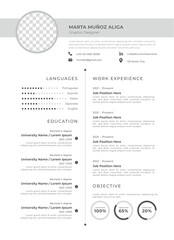 Corporate semple modern Cv Design